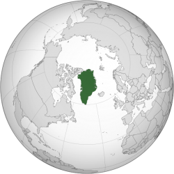 Greenland (orthographic projection)